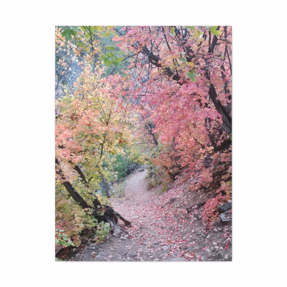 Magical Autumn Fall Leaves Canvas Custom canvas wall art by Jess LeFevre