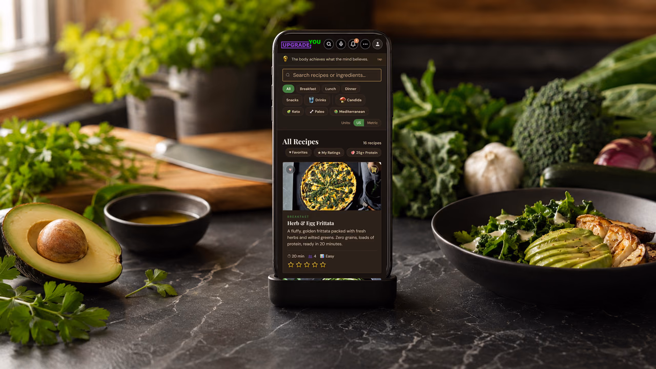 The Anti-Candida Kitchen App