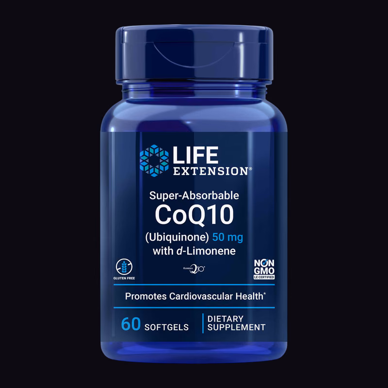 Life Extension Super-Absorbable CoQ10 with D-Limonene 50mg